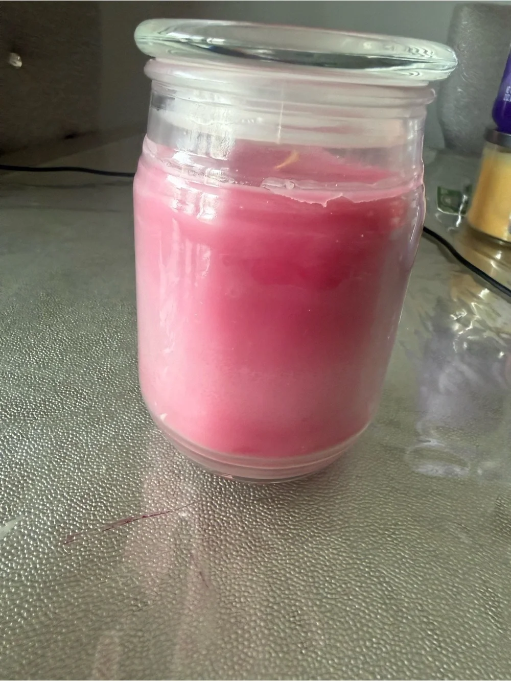 Ashland Pink Coconut Scented Jar Candle - Pink